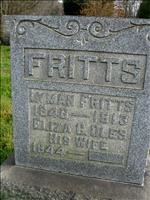 Fritts, Lyman and Eliza C. (Oles)